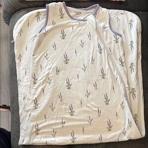 Kyte BABY Lavender Print Sleep Sack 0.5 Tog size large